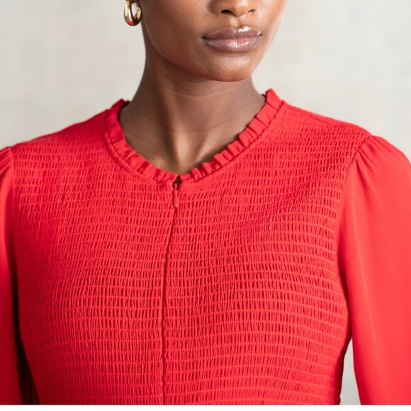 Seraphine Shirred Maternity-To-Nursing Maxi Dress - Picture 7 of 7